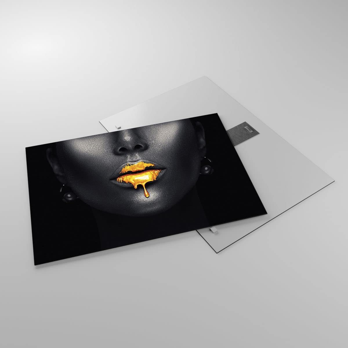 Impression sur Verre 50x70cm Tableaux Image Photo D licat Plumes