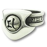 梵字アクセサリー シルバーリング 指差神(しさしん) 指輪 神音梵字SVR ベイ・バイ(毘沙門天) 23