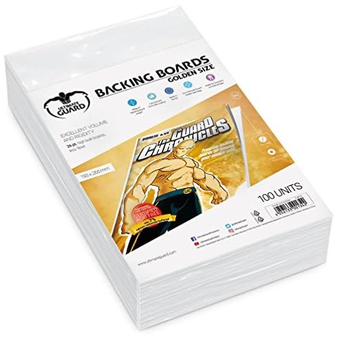 Ultimate Guard "Golden Size Comic Backing Boards (White) Cover