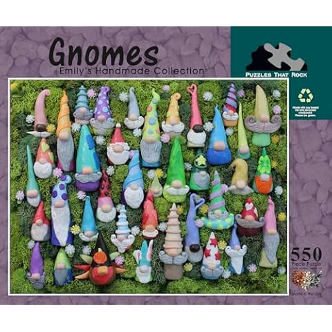 Gnomes 550 Piece Adult Puzzle by Puzzles That Rock Cover