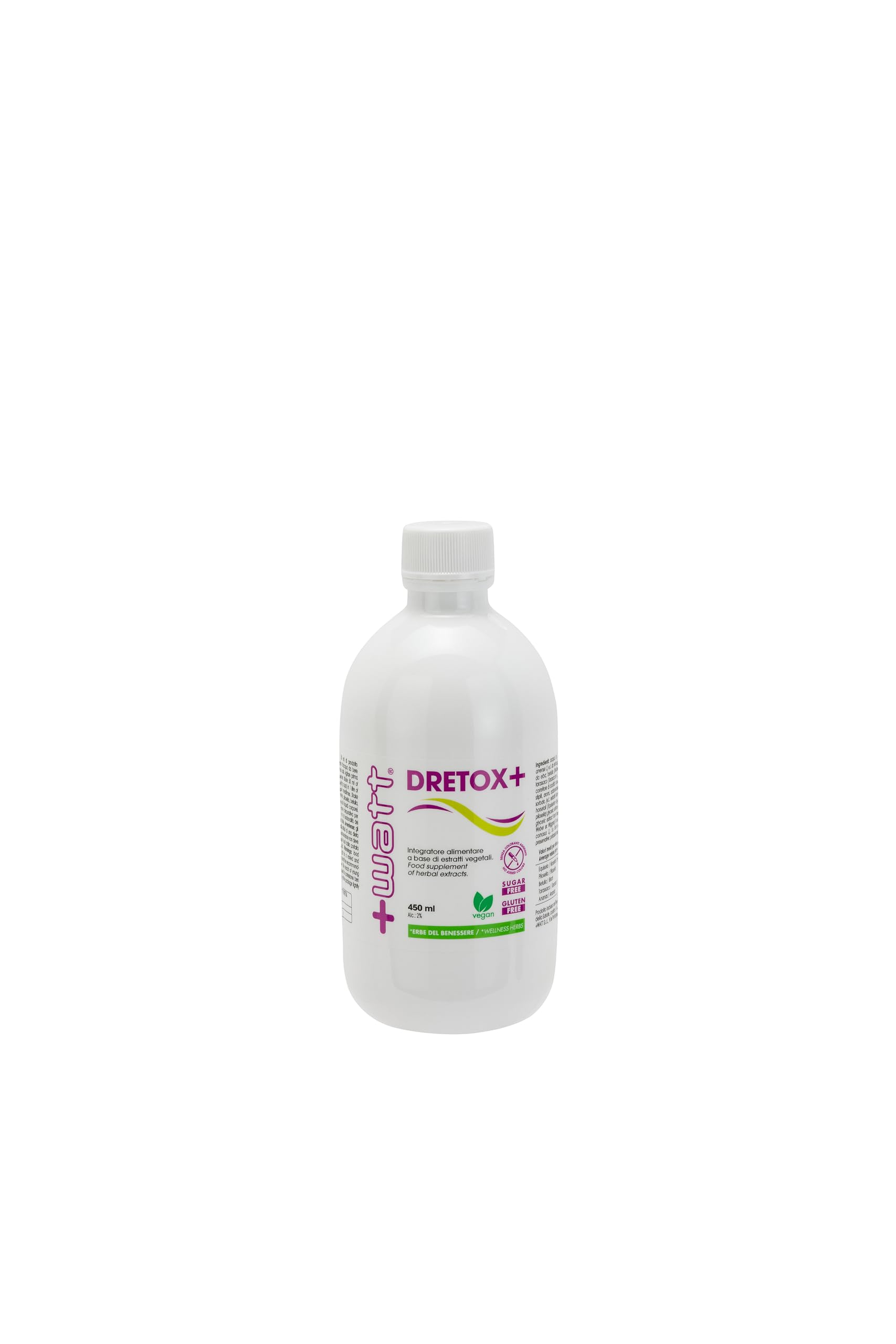 Dretox+ - Integratore Alimentare Naturale con Funzione Drenante e Depurativa da Liquidi e Tossine con Pilosella e Betulla - 450 ml