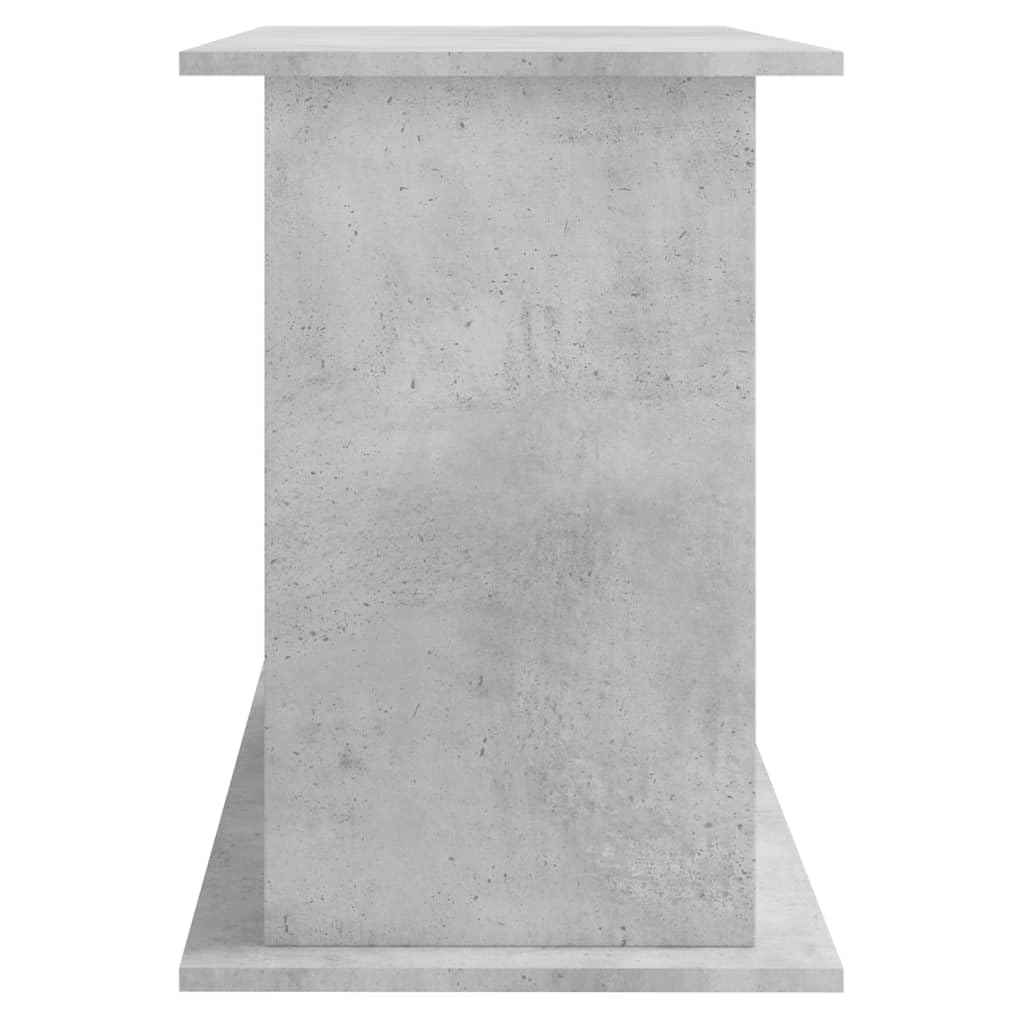 IKAYAA Mueble para Acuario 101 x 41 x 58 cm Soporte para Acuario Soporte para Tanque de Reptiles con Gabinete de Almacenamiento para Salón, Oficina, Recepción, Gris hormigón