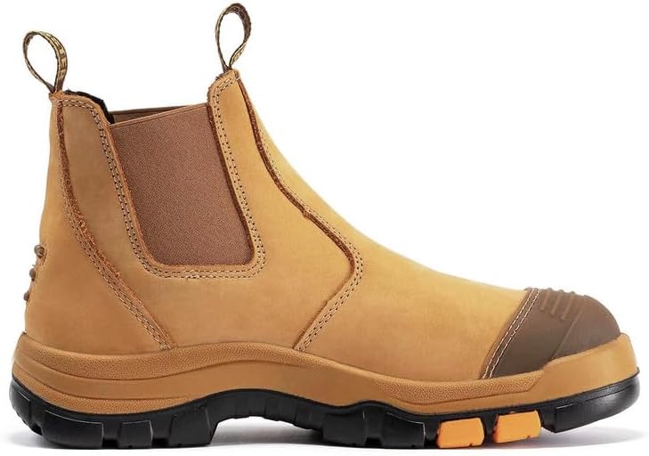 ROCKROOSTER Lumen - 6 inch Soft Toe Rubber Outsole Slip On Work Boots for Men AK227NTRB - Image 2
