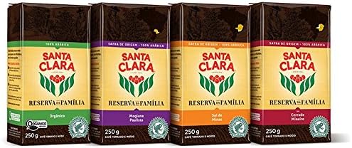 Santa Clara Coffee Reserva da Familia Brazilian Variety Pack, Ground, 250 Gram Bags