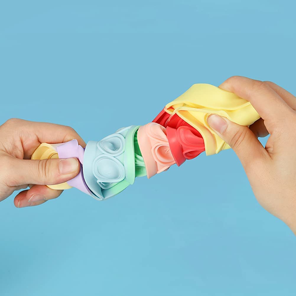 Amazon | プッシュポップバブル スクイーズ玩具 プッシュポップ 虹