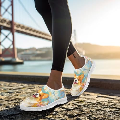 Image of Jeiento Cute Dog Women's Casual Slip On Shoes Loafers Sneakers for Women