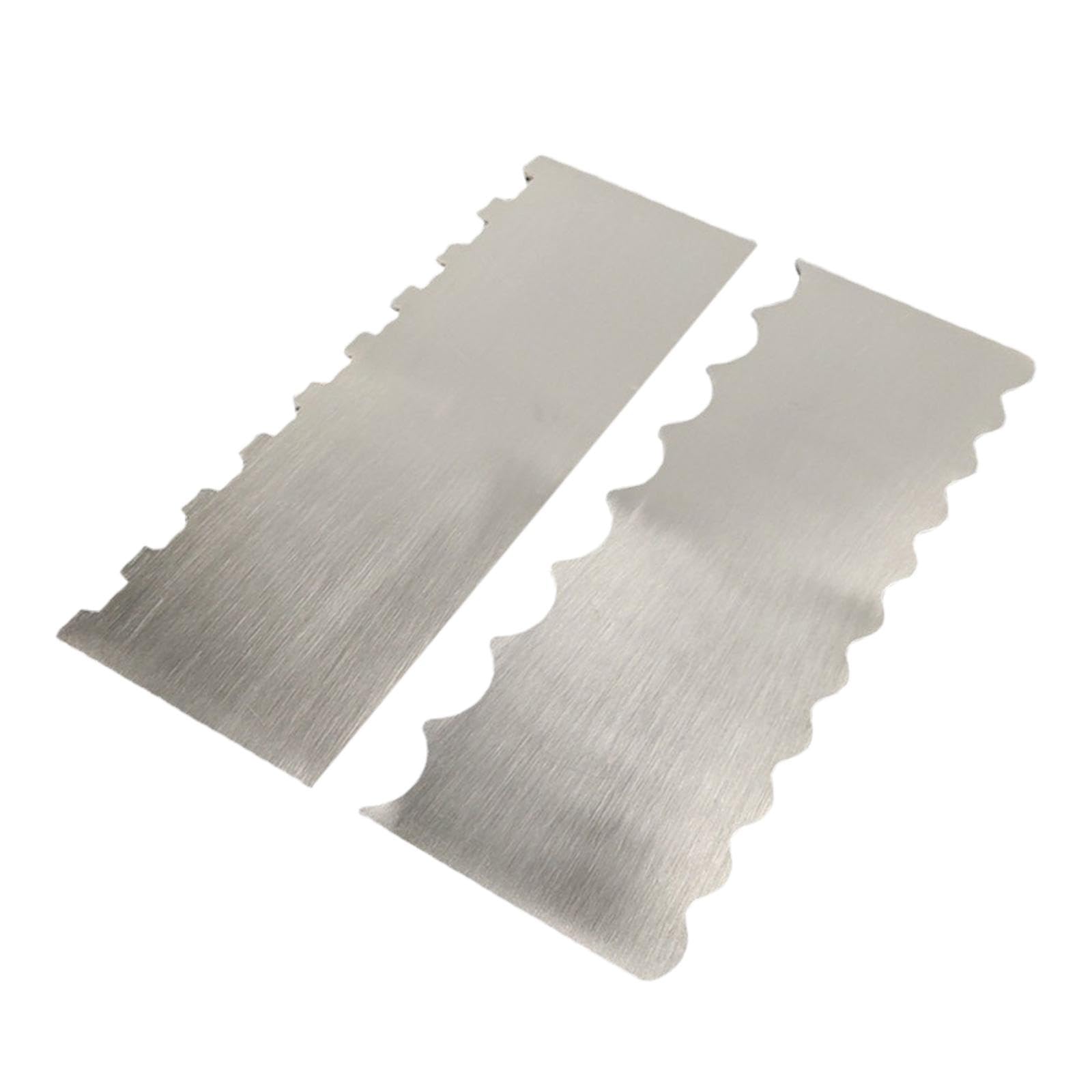 Juego de 5 peines para decoración de pasteles, 2 unidades, para glaseado de bordes de crema