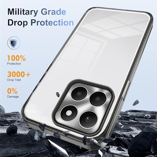 Coque Honor X6a antichoc transparente rigide pour éviter les rayures et chutes - 7