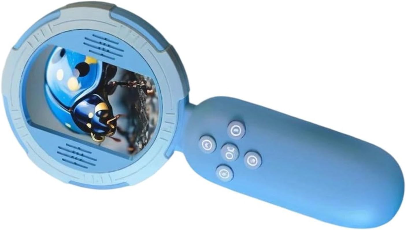 ポータブル電子拡大鏡ツール子供用 イメージング LED 照明メモリストレージ屋外学習子供電子拡大鏡