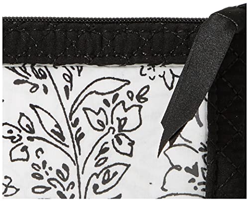 Vera Bradley Women's Microfiber Zip ID Case Wallet, True Black, One Size4