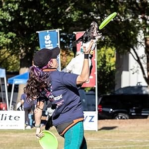 Hyperflite Jawz Dog Flying Disc - World's Toughest Training Dog Toy. Best Competition Flying Disc Toy for Pets, Puncture Resistant - 8.75 Inch Hyperflite Jawz Dog Flying Disc Worlds Toughest Training Dog Toy Best Competition Flying Disc Toy for Pets Puncture Resistant 875 Inch