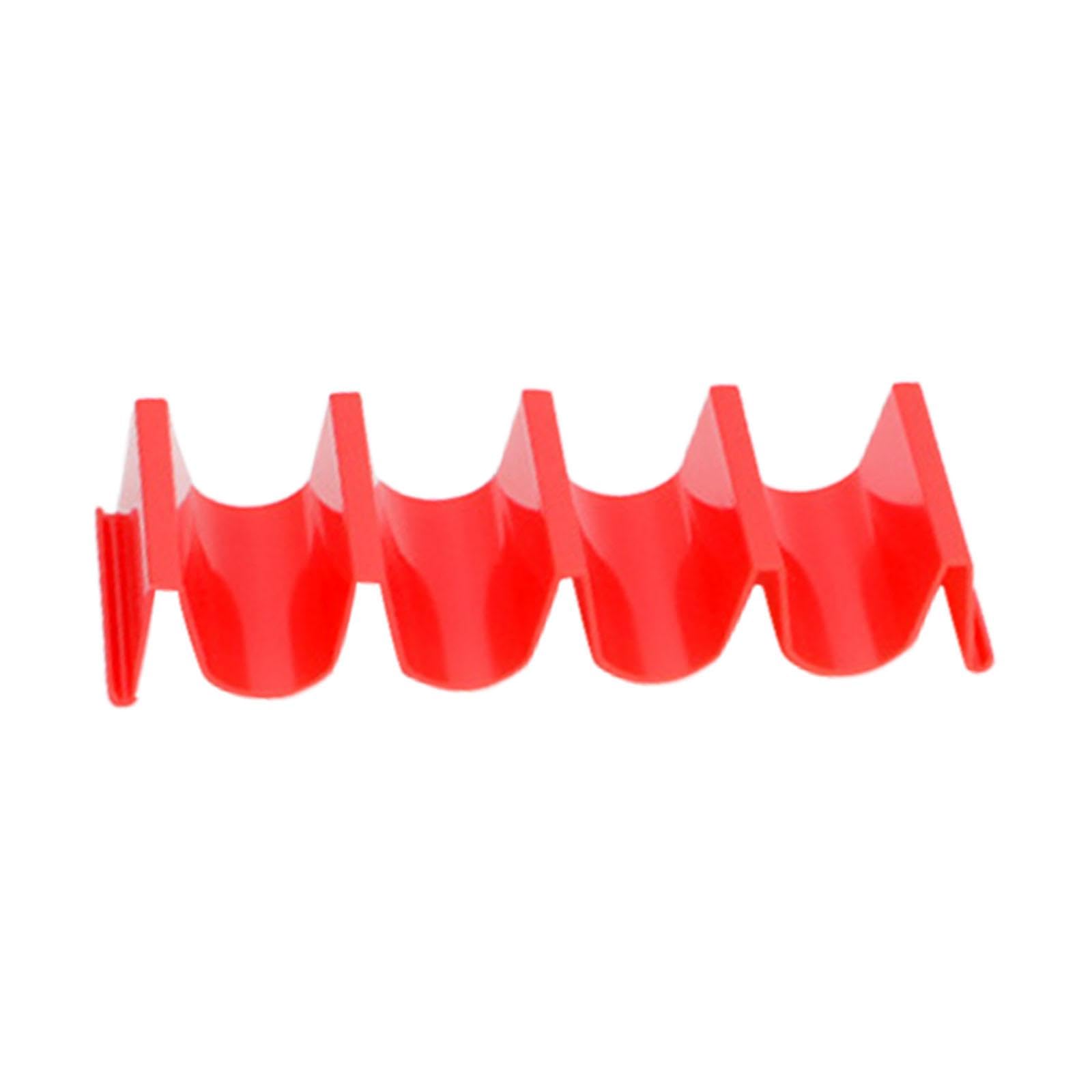UJEAVETTE Taco Holder Baking Pancake Rack Taco Stand for for Housewarming Gift Parties Red-image-43