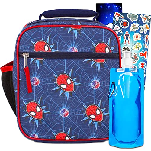 Spiderman Lunch Box For Boys Set - Spiderman Lunch Box, Water Bottle, Backpack Clip, Stickers, More | Spiderman Lunch Bag #TOP11
