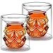 VI AI Double Wall Water Glasses Whiskey Glass Cup Crystal Mug Star Wars Mug 150ML 2 Pack