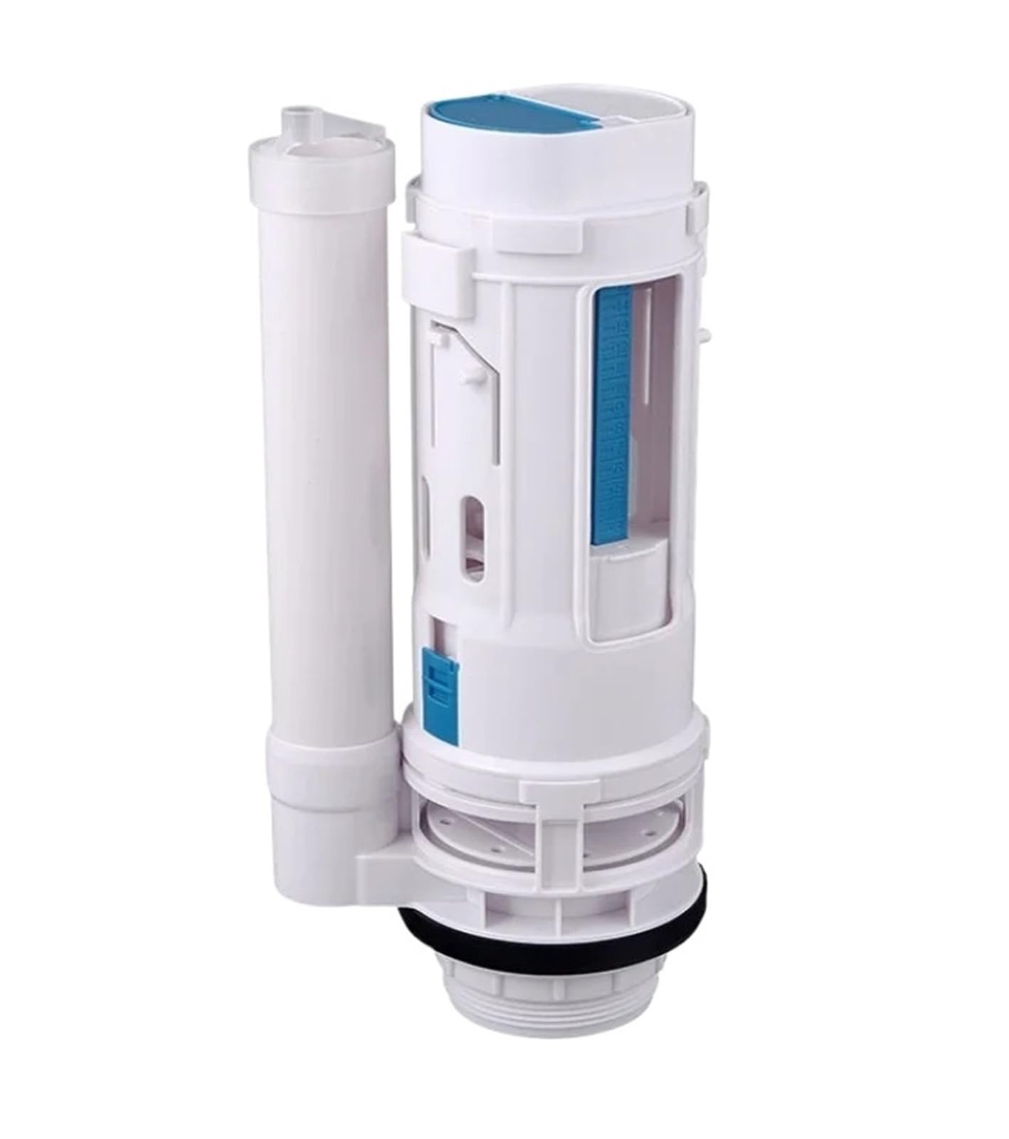 Amokd 21Cm Split Toilet Drain Valve Two-Button Toilet Water Outlet Valve Dual Flush Fill Water Tank Fittings Drain Flush Cistern Valve