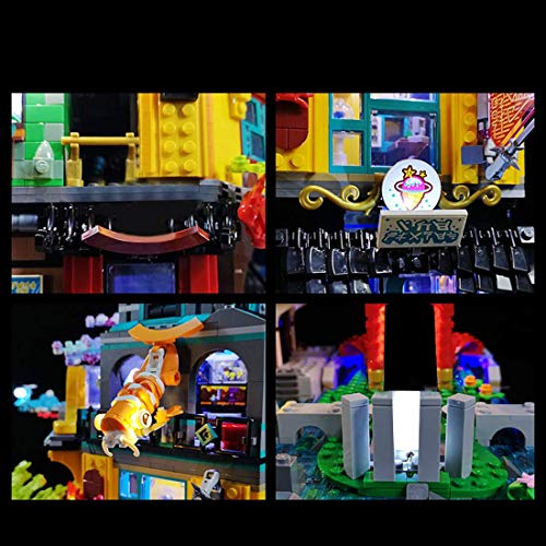 LED-Lichter-Set für LegoCity Gärten, Beleuchtungs-Kit kompatibel mit Lego 71741 (Lego Modell nicht im Lieferumfang… – Bild 8