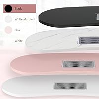 Vista 7 de Mesa de Manicura Portátil Escritorio de Uñas con Estación de Carga y Colector de Polvo, Mesa Plegable de Técnico de Uñas para Estación de Trabajo