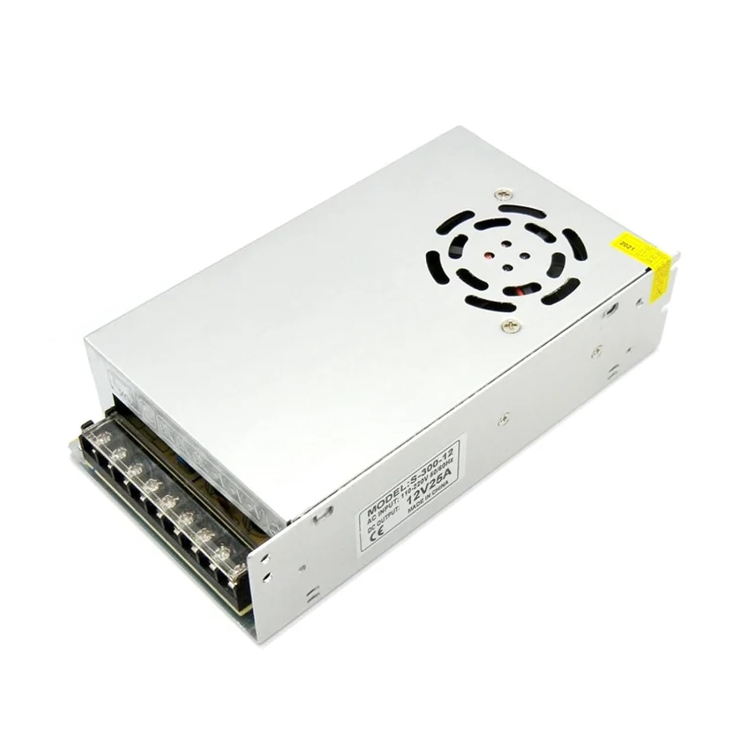 DC 12V 20A 25A Power Supply 250W 300W Lighting Transformers LED Driver Adapter AC-DC for LED Strip Light Surveillance Camera(25A 300W)