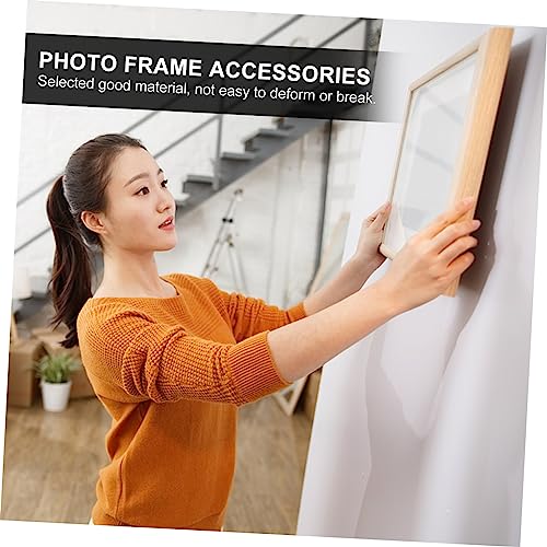 Image of 50pcs Picture Frame Backboard Fixing Clips Easy Installation Accessories for Photo Frames Buckle Hardware for Projects and Picture Hanging