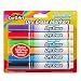 Cra-Z-Art Kids Washable Broadline Dry Erase Markers, 6 Count (10048)