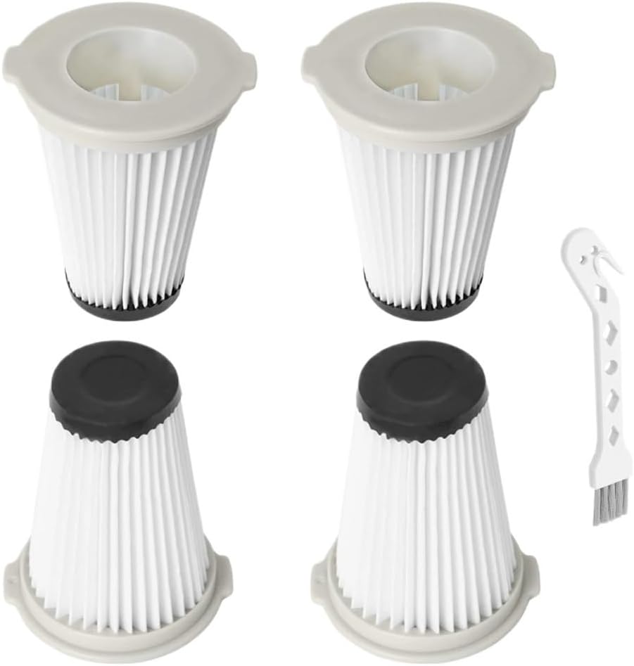 Compatible For Einhell TE-SV 18 Li Cordless Handheld Vacuum Cleaner, Reusable Washable Pleated Filter Replacement Accessory(5 Pcs)