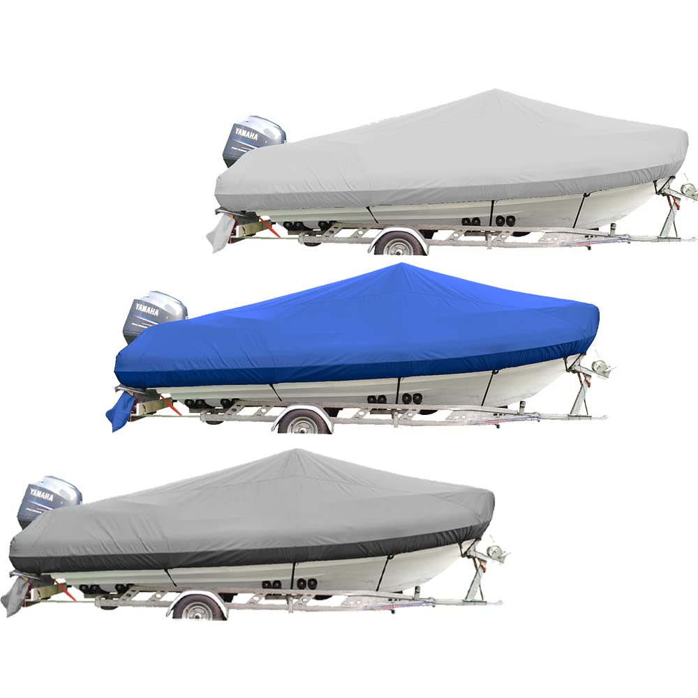 UK Custom Covers RC780GREYAD4 Semi Tailored Rib Cover Waterproof Heavy Duty Grey - Sizes 12-26ft (Select In Advert)