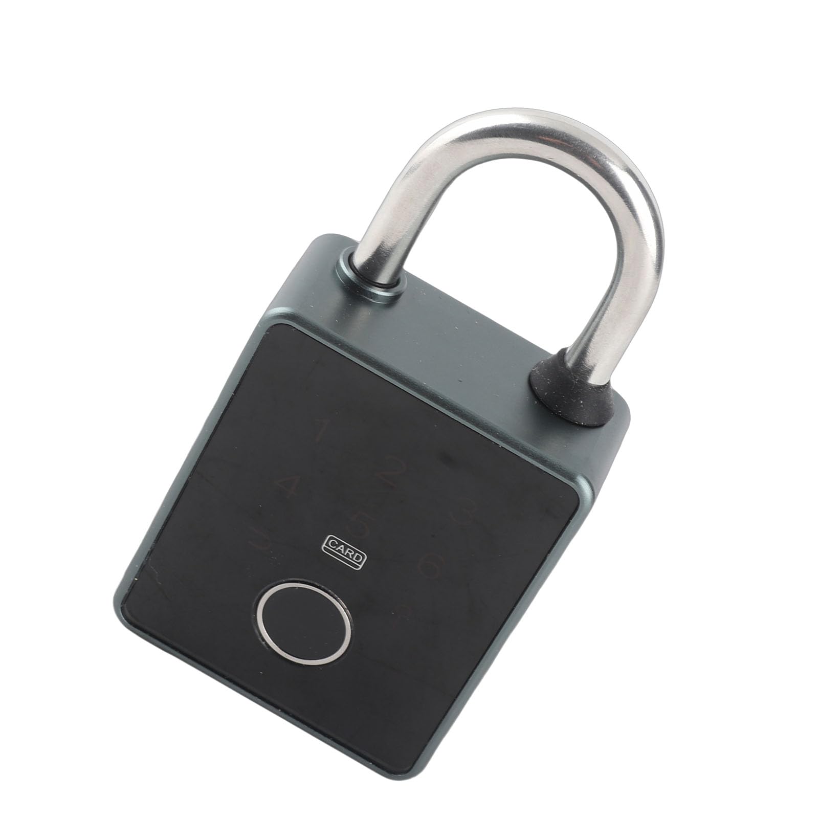 Cadenas Intelligent, Cadenas Intelligent Biométrique Résistant à l'eau IP65, Construction Solide en Alliage d'aluminium, Antivol Résistant aux Intempéries pour Intérieur et Extérieur