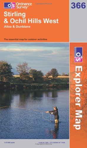 OS Explorer map 366 : Stirling & Ochil Hills West