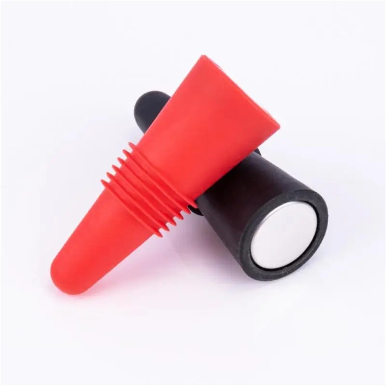 Bouchon de Bouteille vin, 10 pièces, Anti-Fuite, for Bouteilles Champagne, Bouchons scellage, Outil Bar en liège pour Les Fêtes Et Les Réunions(Black)