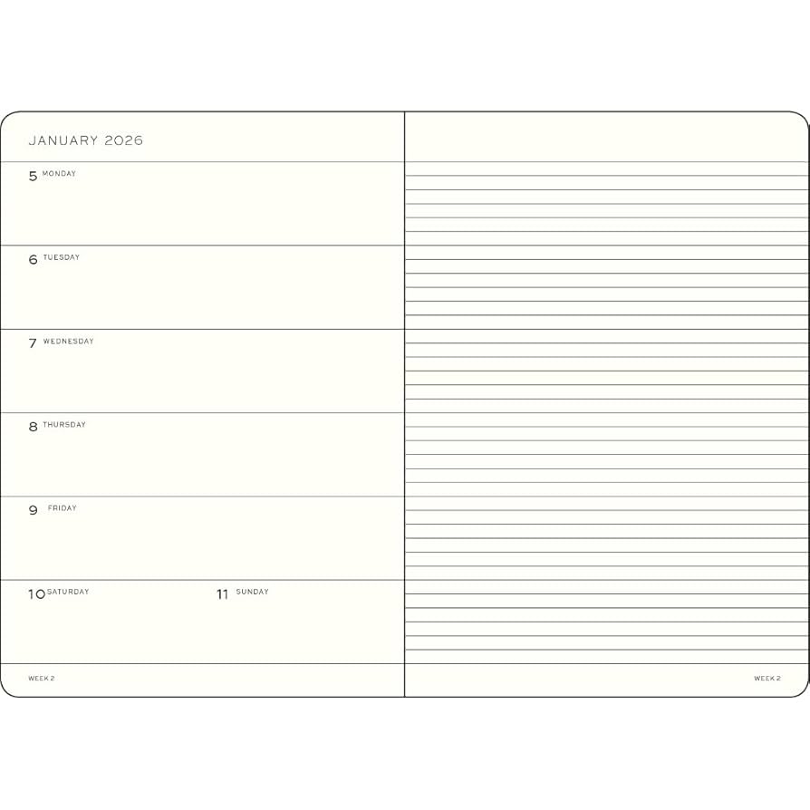 Amazon.com : LEUCHTTURM1917 - Weekly Planner and Notebook
