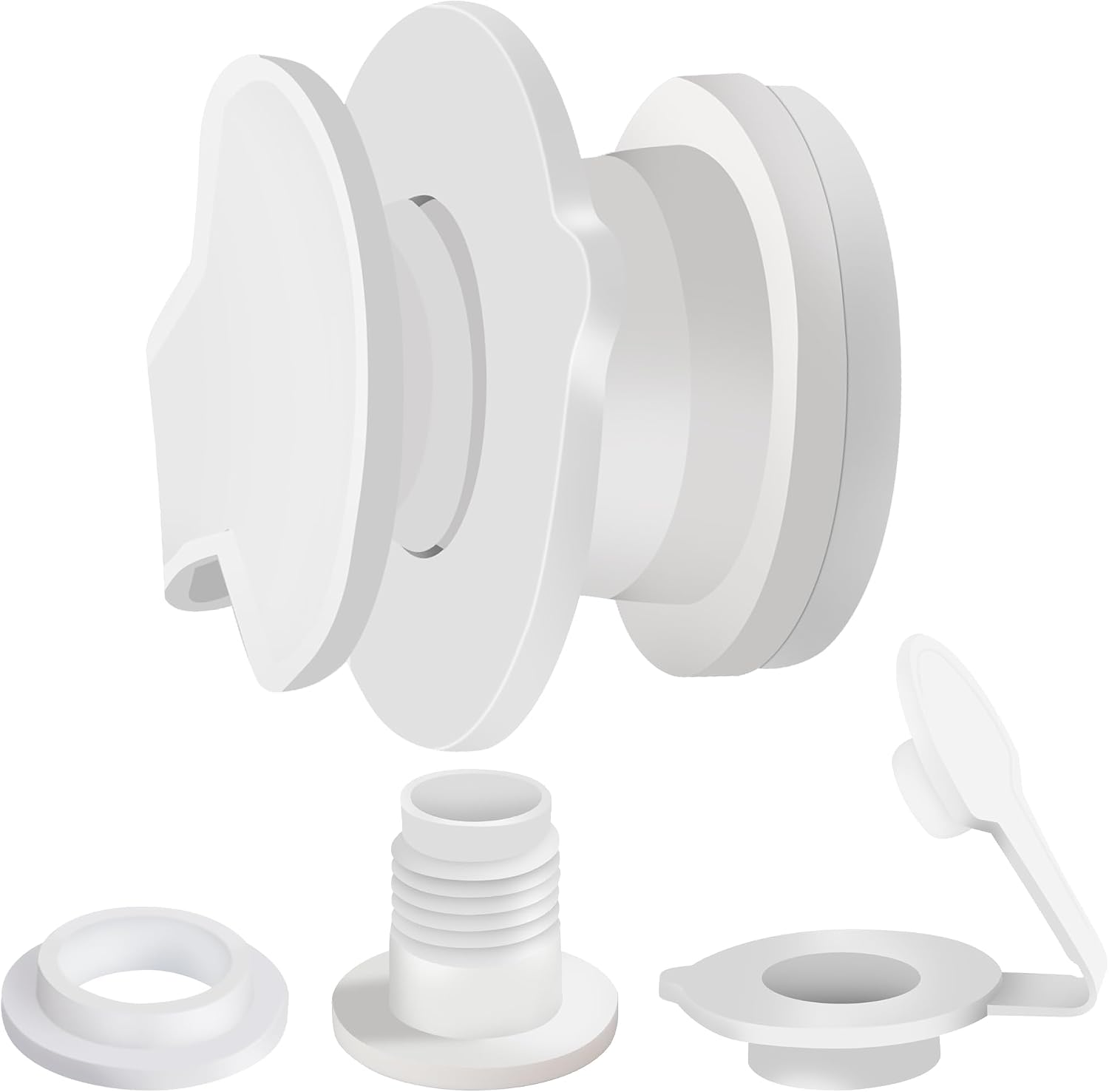 2 Packs Cooler Drain Plug Replacement for Coleman Xtreme Coolers, Drain Plug Kit, Cooler Parts Accessories Fits Most Coolers