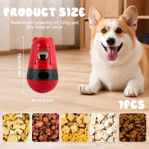 Shyllin Hundespielzeug, Intelligenzspielzeug für Hunde, 2-in-1 Bully Stick-Halter & interaktives Leckerli-Spenderspielzeug, Puzzle-Futterspender, Kong Hundespielzeug Futterausgabe, Ochsenziemer
