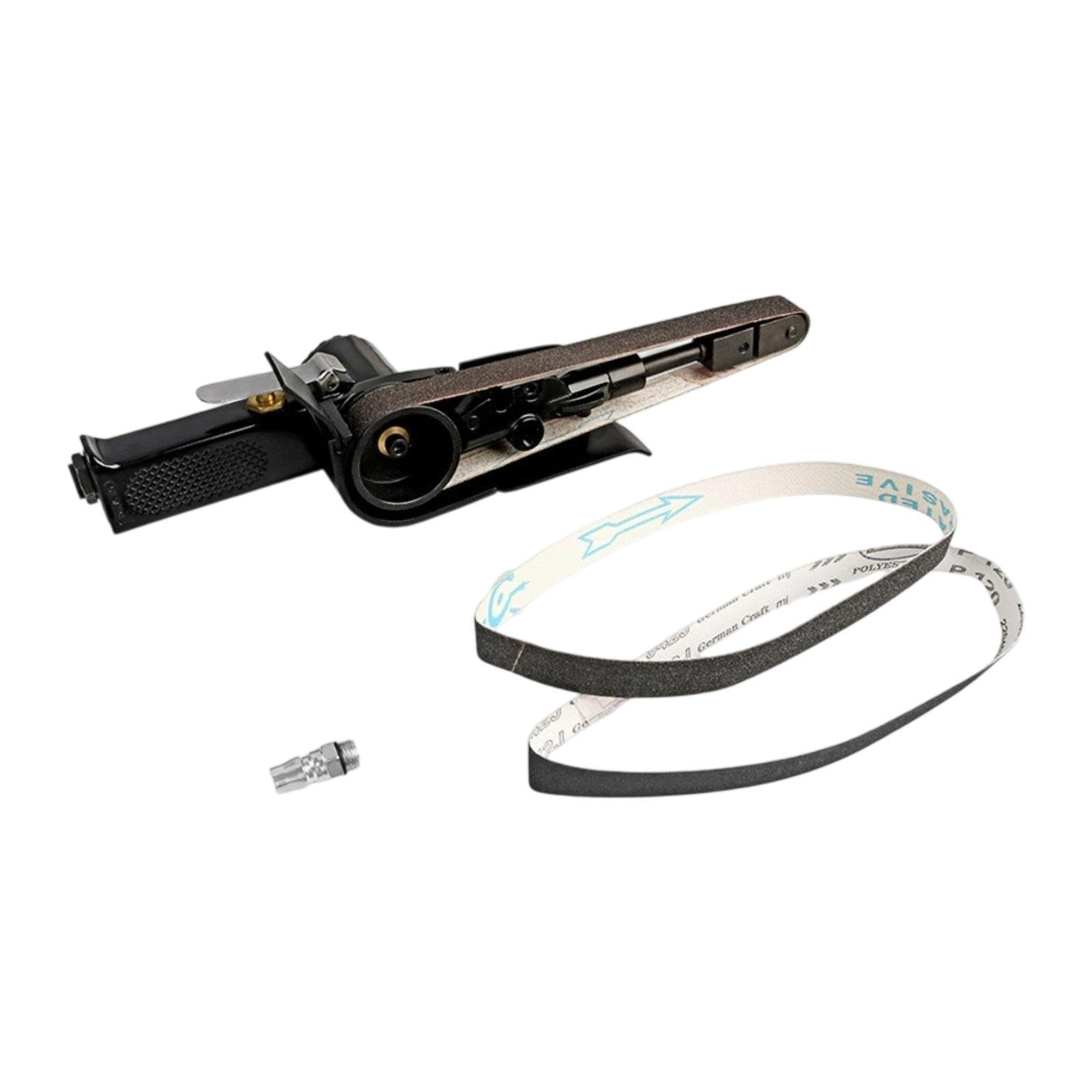 Ponceuse à bande mini meuleuse pneumatique bois métal avec bande abrasive de 20mm légère