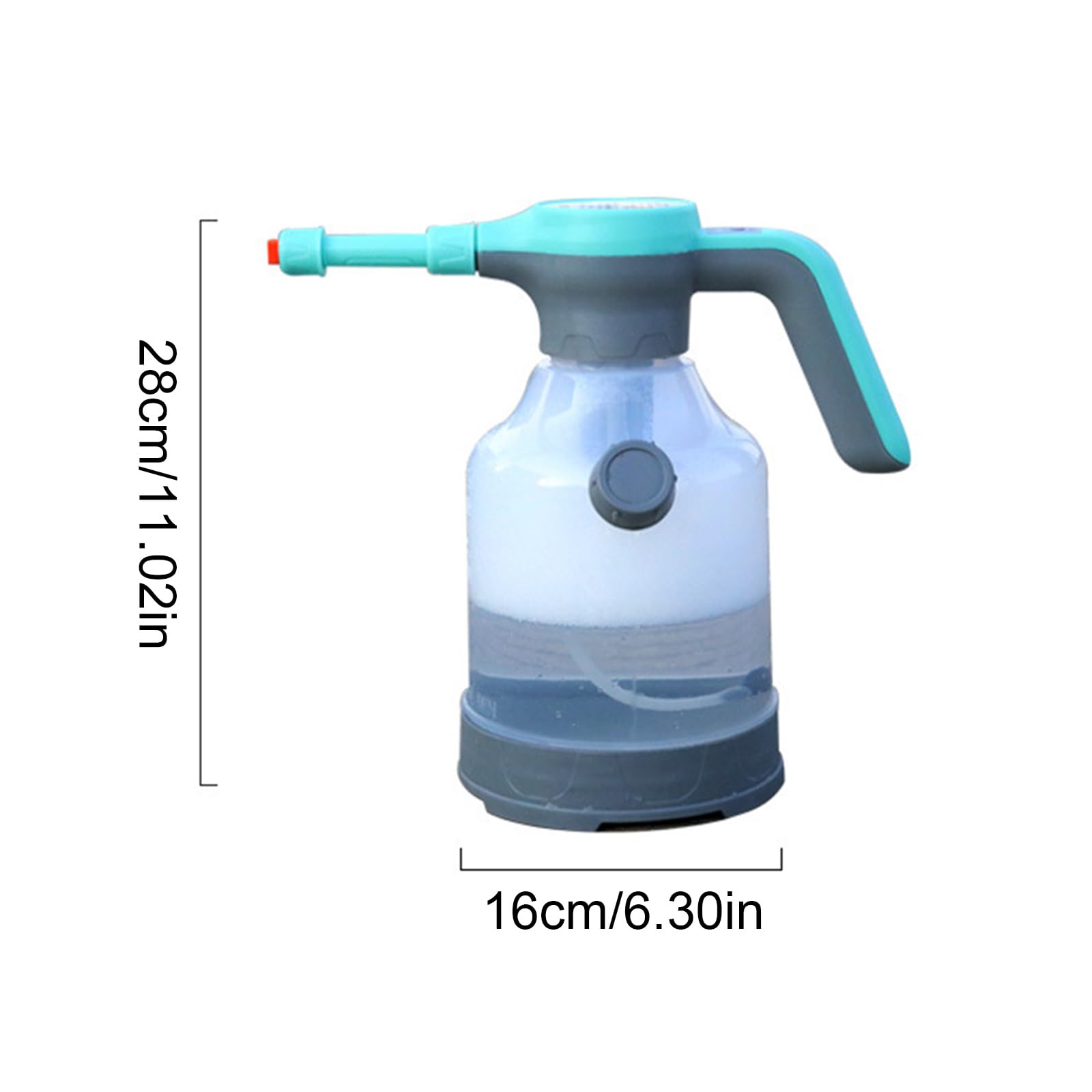 Spruzzatore elettrico da giardino da 1,5 litri, ricaricabile, per la cura della casa e delle piante e l'irrigazione dei fiori da giardino ricaricabile
