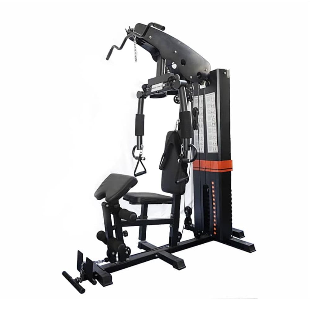 Multiestación de musculación para casa - Torre de Peso 75 kg - Entrenamiento Completo en Home Gym - 178,5 × 94 × 210 cm