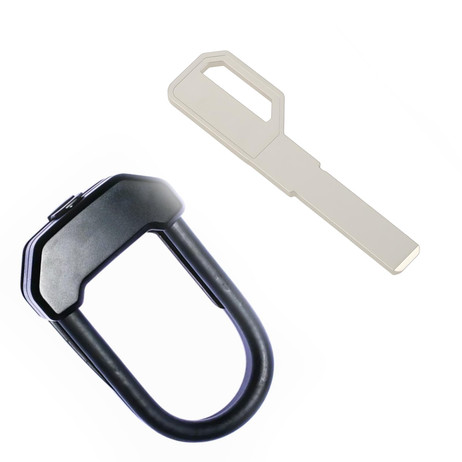 LT Easiyl 4 Pcs Fingerprint Password Lock Key Blanks 7.8x2.25mm Suitable for Locks with Super D Architecture - Image 2