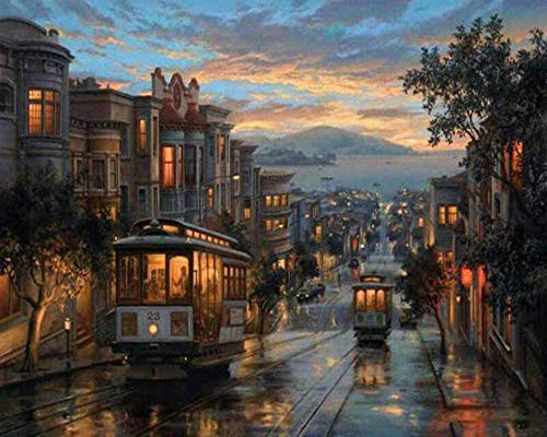 Preisvergleich Produktbild Knncch Puzzle 300 Piece DIY Holzspielzeug Einzigartiges Geschenk Wohnkultur City Building