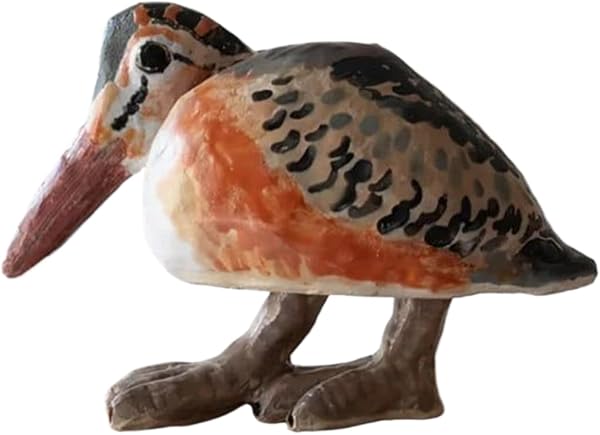 Bird Decor Home, Resin Woodcock Statue, Realistic Piece with Sturdy Build, Figurine Model with Easy Stand, Decor Set, Natural Accent for Indoor Outdoor Garden Yard Patio Porch Lawn Bedroom Living Room - 1