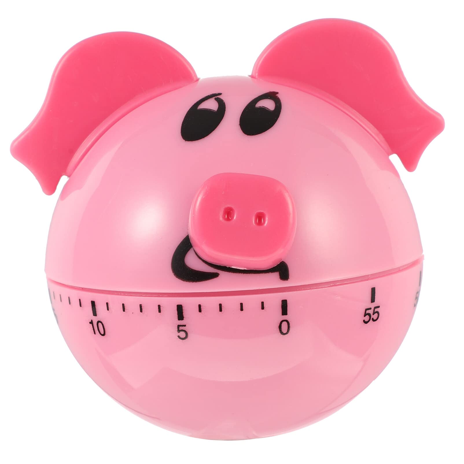 Cute Kitchen Timer Mechanical Timer: 60 Pink Pig Minutes Manual Cooking Timer Wind Up Countdown Timer Cute Timer for Cooking Reading Sports Study Time Management and Desktop Decor