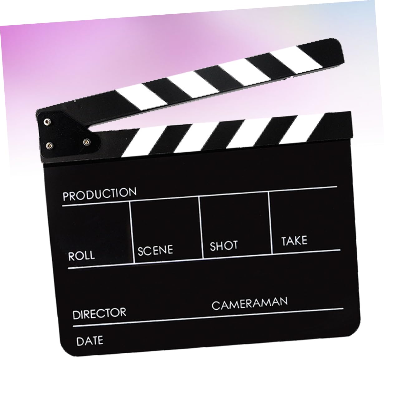 Operitacx Tavoletta Regista in Ardesia Accessorio per Fotografia Tavoletta per Film in Pachydermato Giocattolo di Ruolo per Ragazzo Ragazza per Palcoscenico Casa Festa Festival
