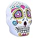Holidayana 4 Ft Airblown Inflatable Halloween Skull - Inflatable Halloween Decoration with Super Bright Internal Lights, Built-in Fan, and Anchor Ropes