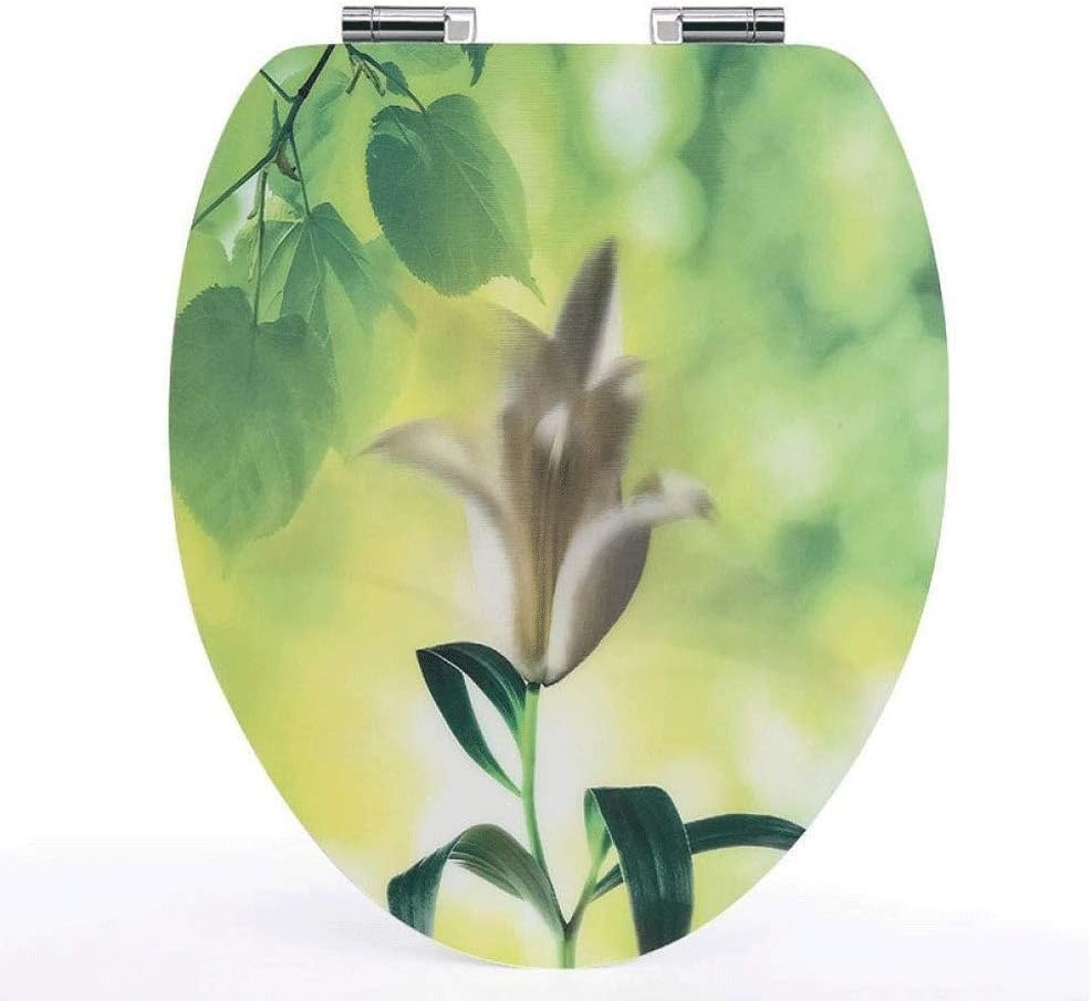 Elongated White Toilet Seat, with Grip-Tight Bumpers, Quiet-Close, Quick-Release Hinges, Quick-Attach Hardware, No Slam, white