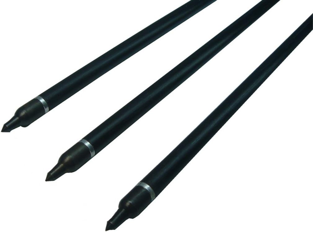 12PK Crossbow Bolts with 100 Grain Screw-in Tips and Aluminum Nock for OD8.8mm Hunting Arrows