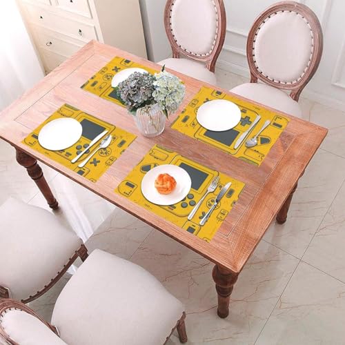 Set de table anti-tache lavable pour protéger la table des assiettes chaudes - 4