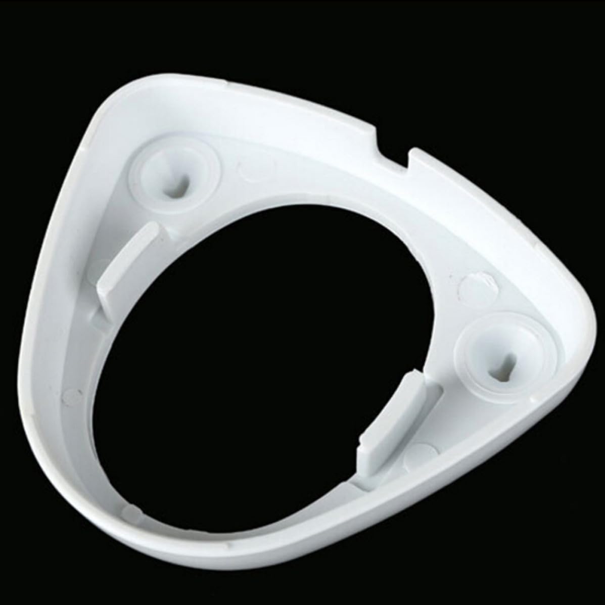 Electric Toothbrush Head Holder Stand, Plastic Triangle Base White image 3