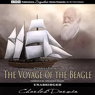 The Voyage of the Beagle Audiolivro Por Charles Darwin capa