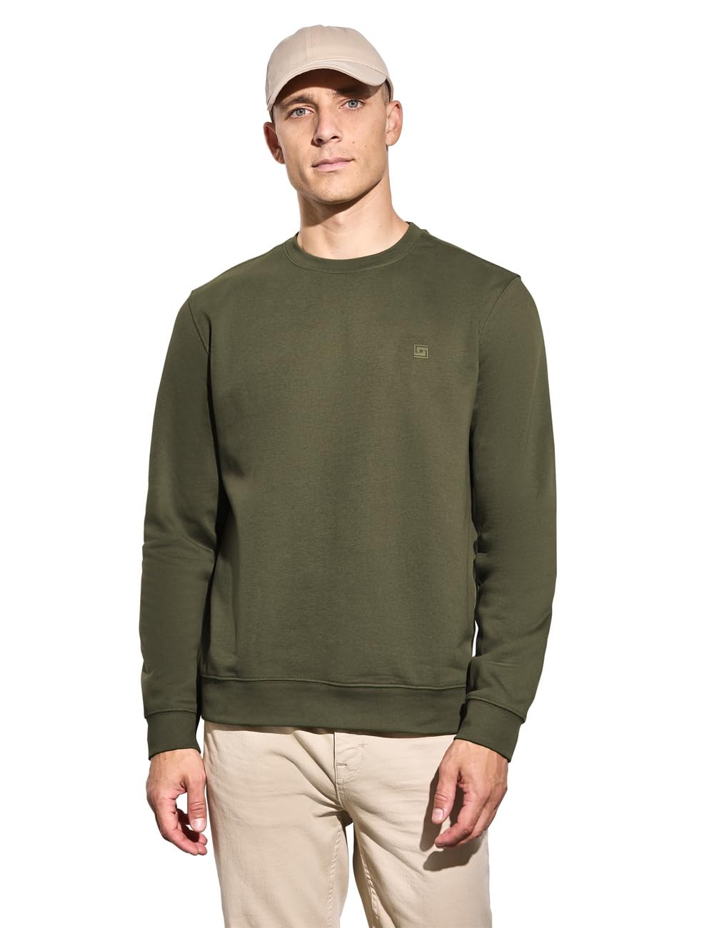 Street One MEN Crewneck Sweatshirt Vintage Green 3XL