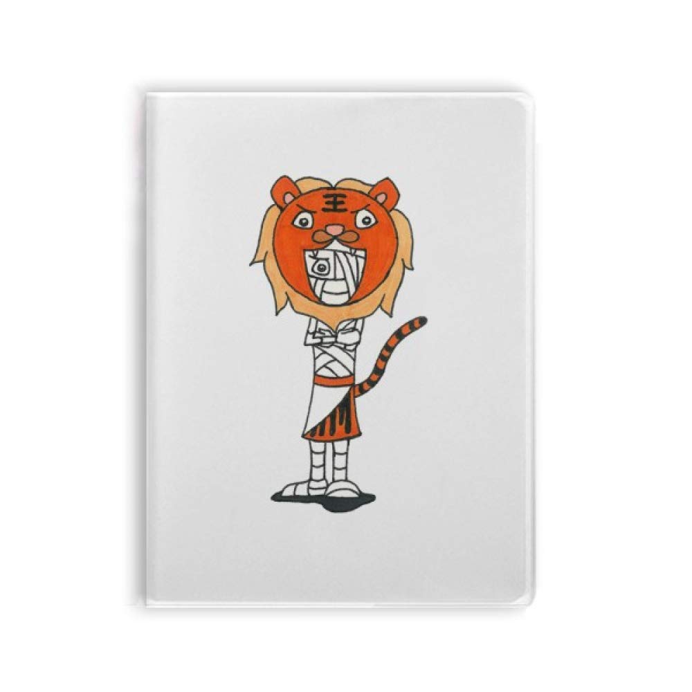 Carnet tigre égyptien à couverture souple pour notes professionnelles - 4