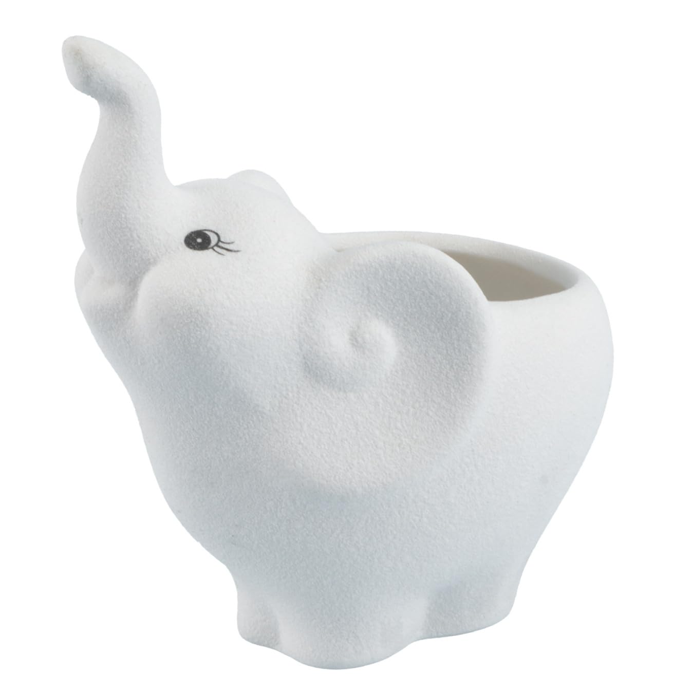 Lshtshf-ou Creative Elephant Shaped Ceramic Succulent Planter Flowerpot Home Office Garden Decoration Compact Durable Festival Supplies Animal Shaped