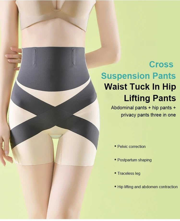 Image of GITGRNTH Women Waist Shapewear with Anti Rolling Strip Tummy Control Tucker Waist Slimming Panties Shapewear Underwear Waist Shapewear -Back Support - Butt Lifter - Tummy Control